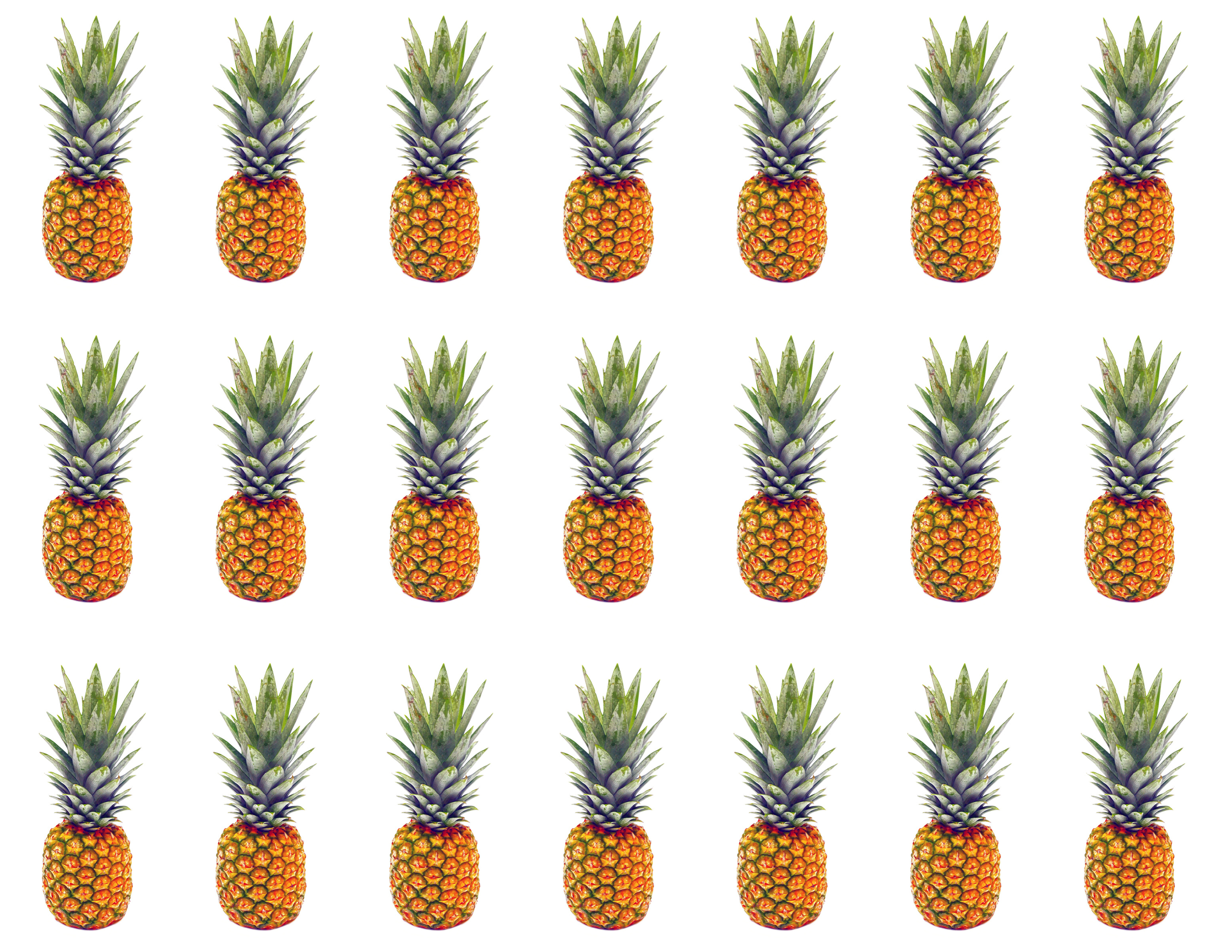 Tortenband Ananas