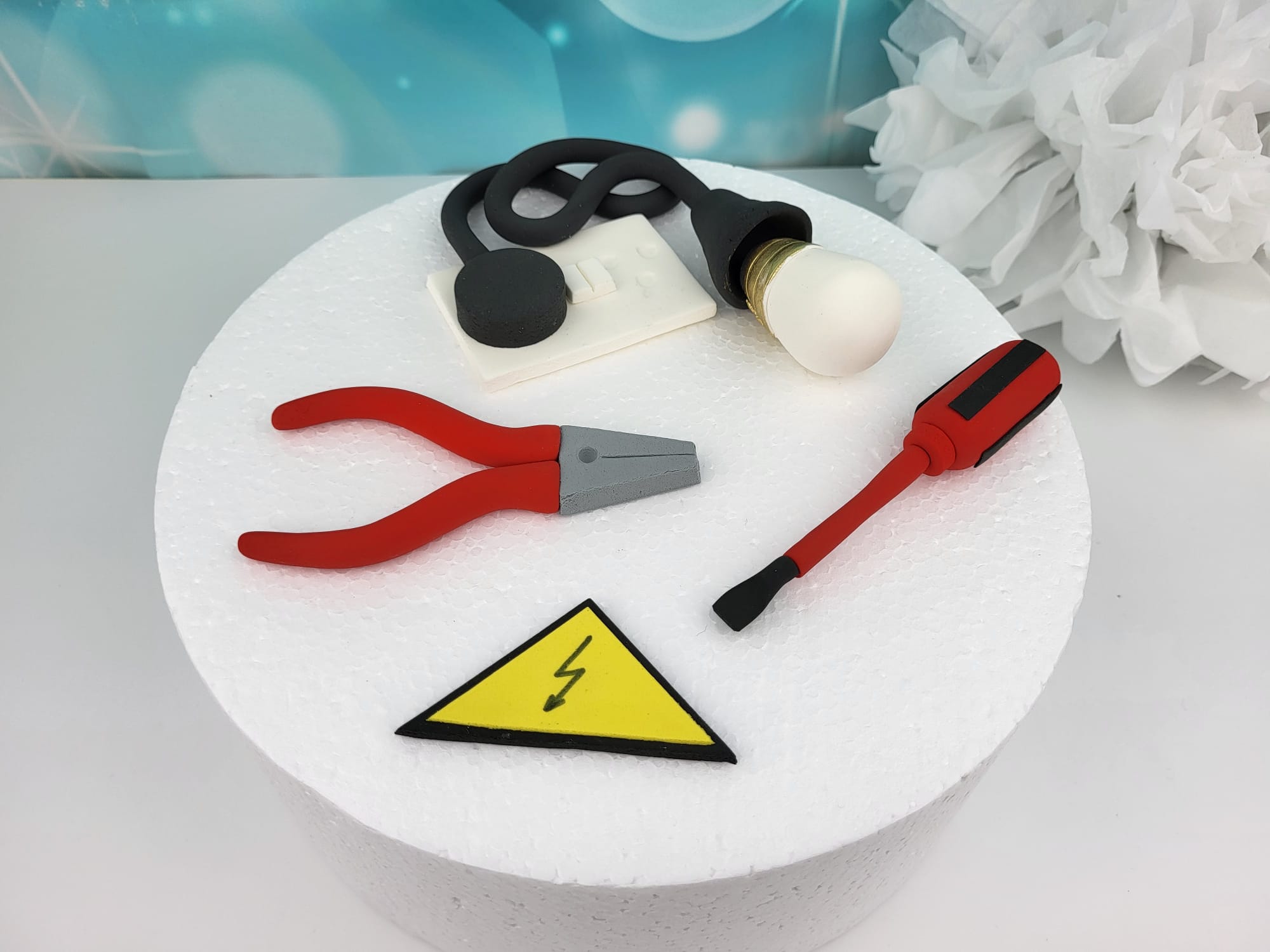 Tortendekoration Elektriker