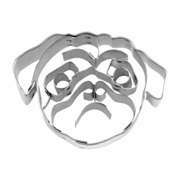 Präge-Ausstecher Mops 5,5 cm A2