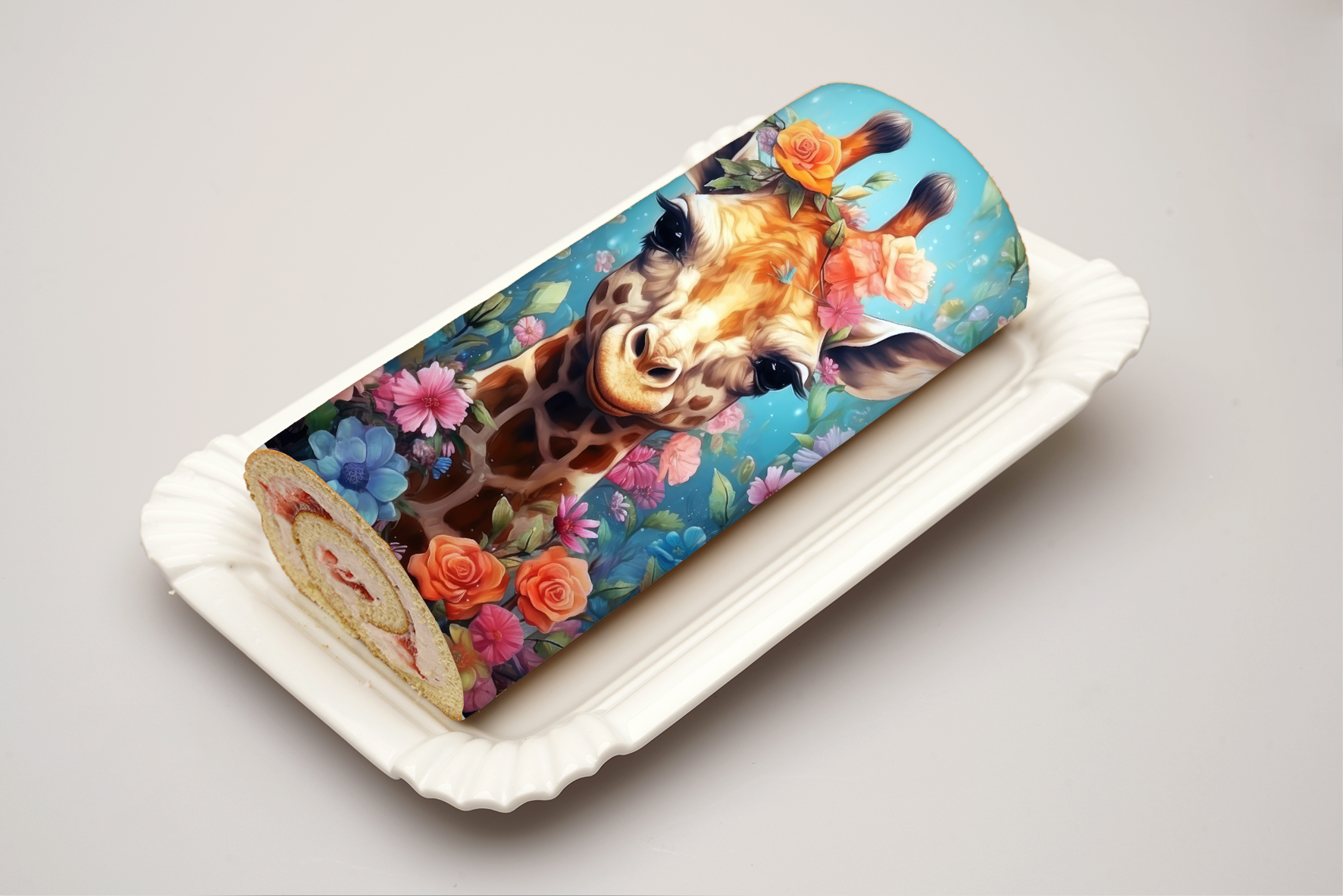 Rouladendekor Giraffe
