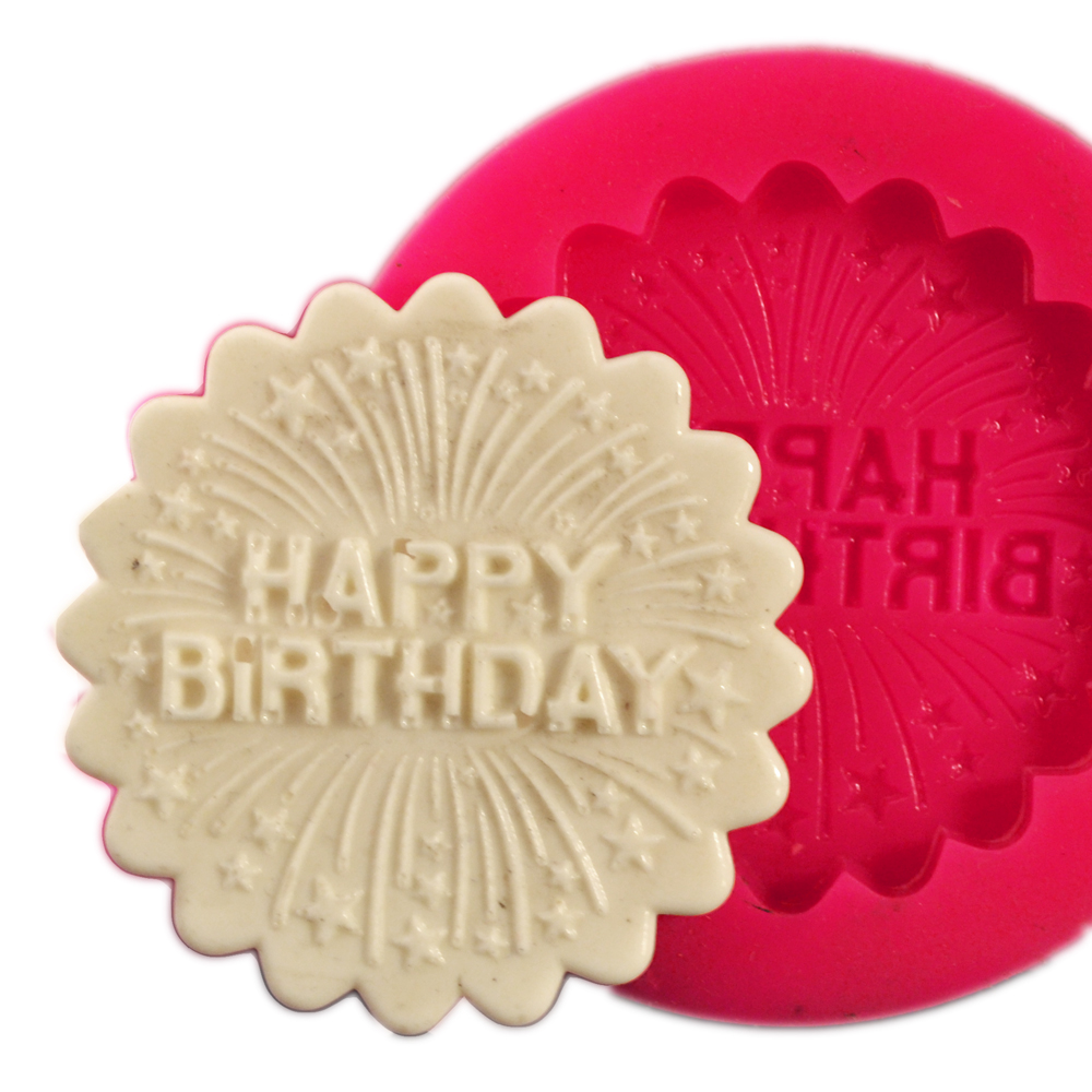 Silikonform Happy Birthday