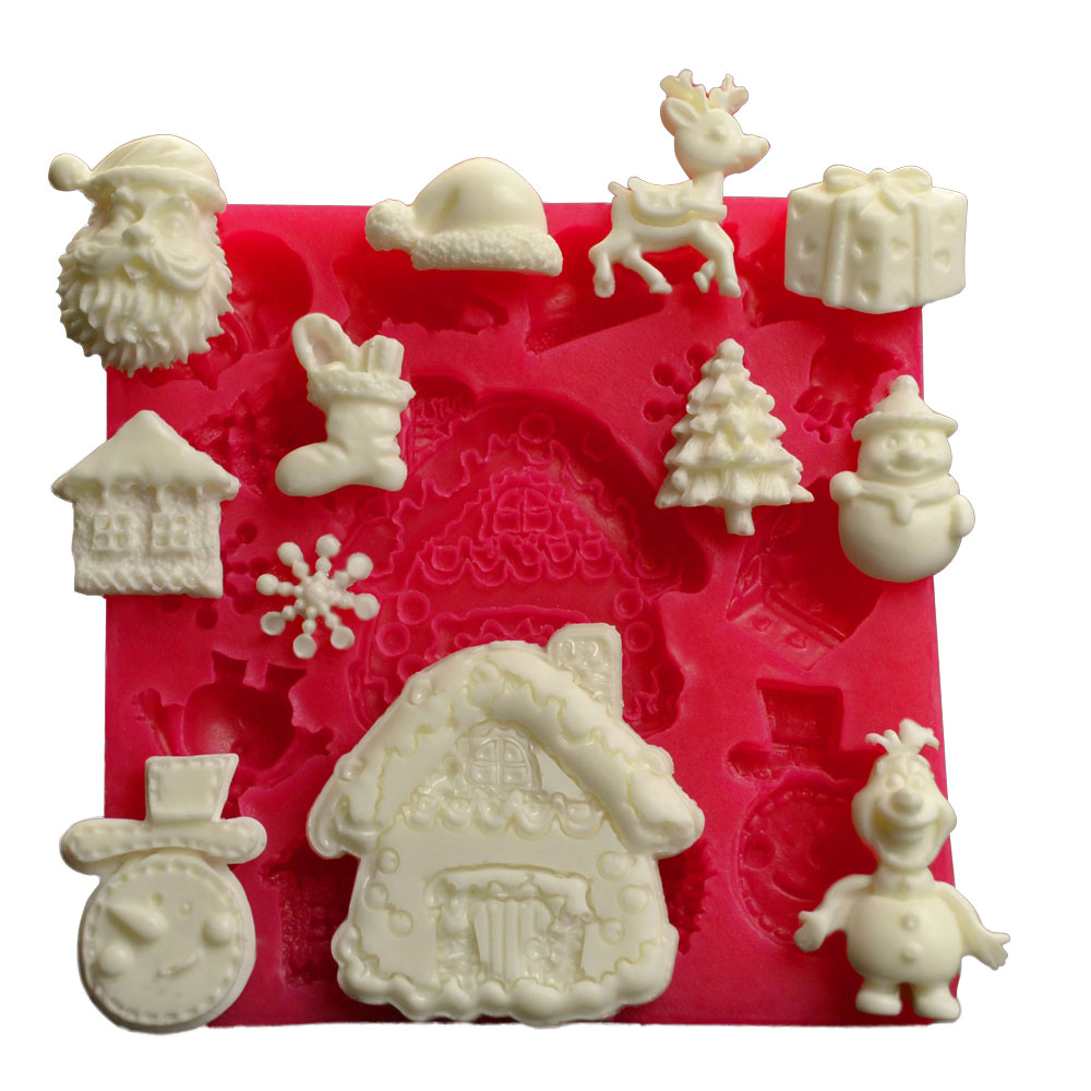 Silikonform Weihnachten