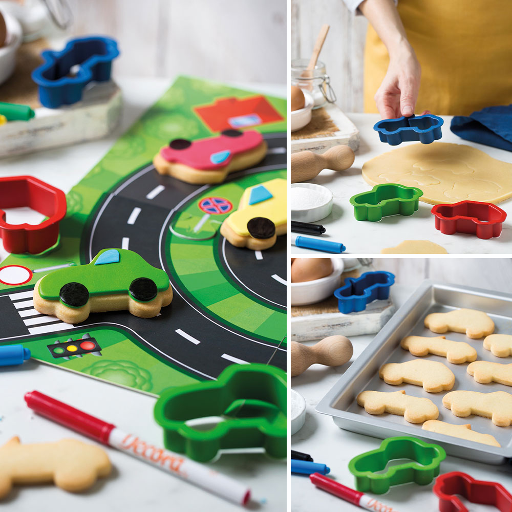 Ausstecher Set Fahrzeuge