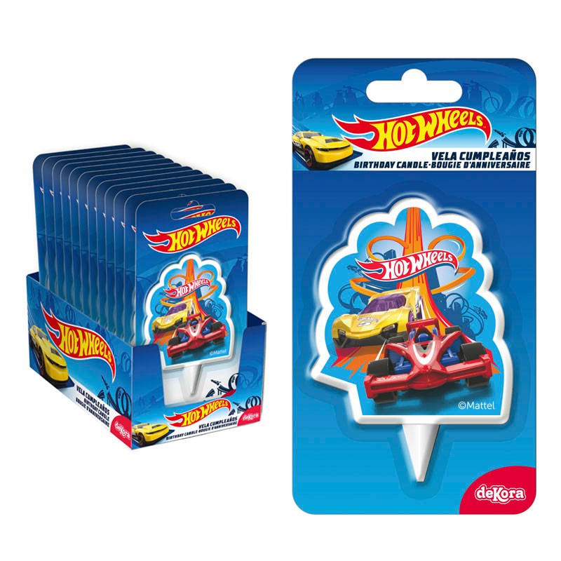 Geburtstagskerze Hotwheels