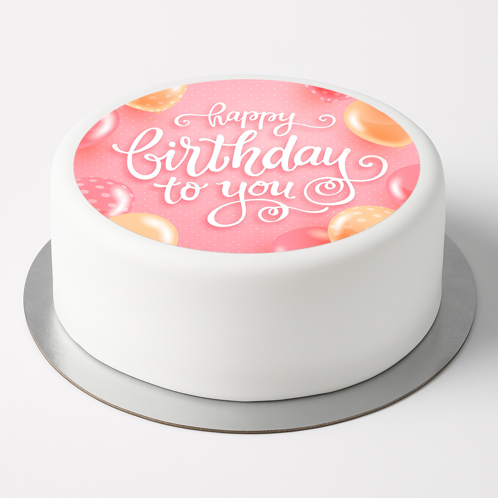 Tortenaufleger Happy Birthday