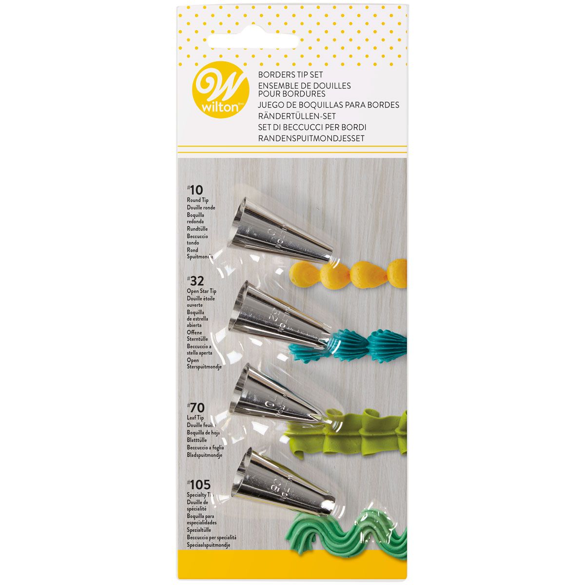 Spritztüllen Set 4-tlg.