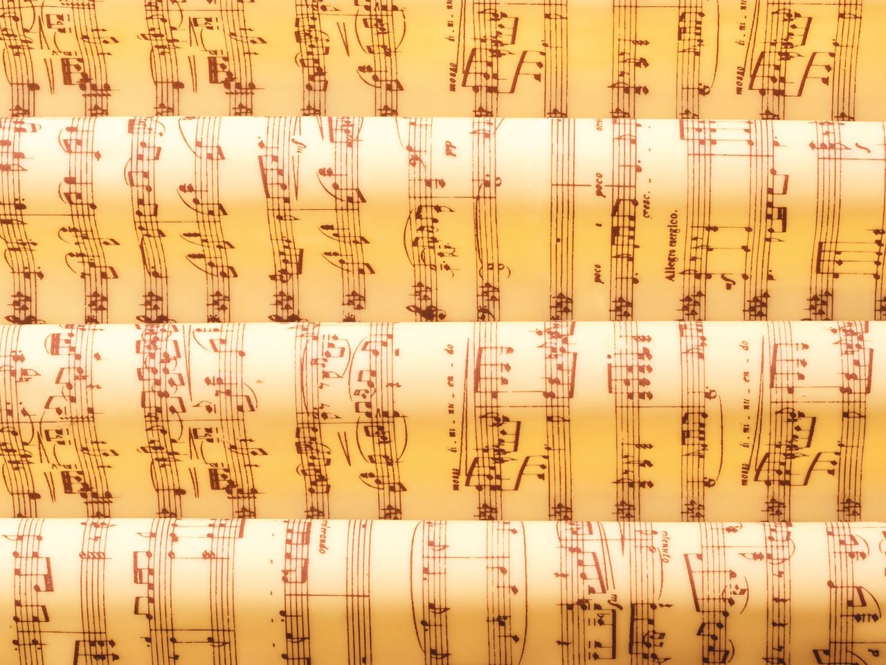 Schokoladen Transferfolie Musiknoten