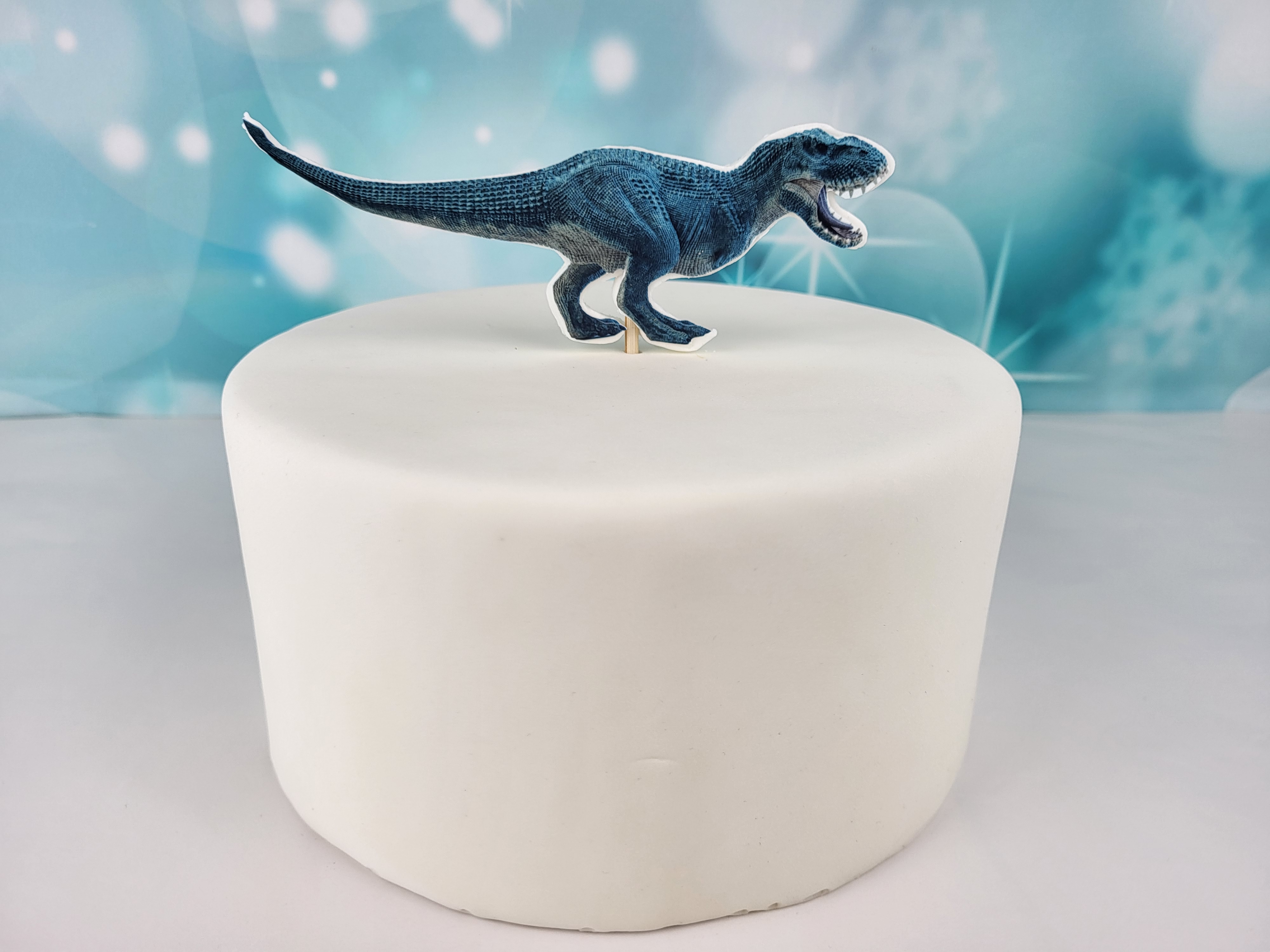 Cake Topper Dinosaurier – Handgefertigter Tortendekor in Dinosaurier-Design