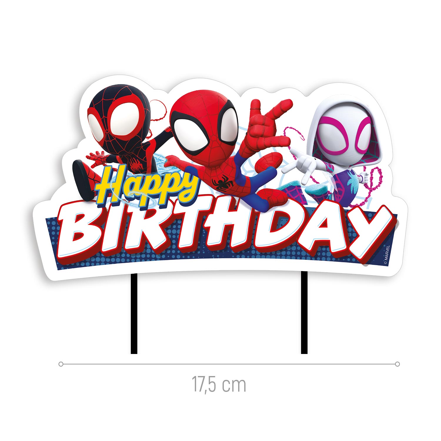 Spidey Cake Topper Happy Birthday