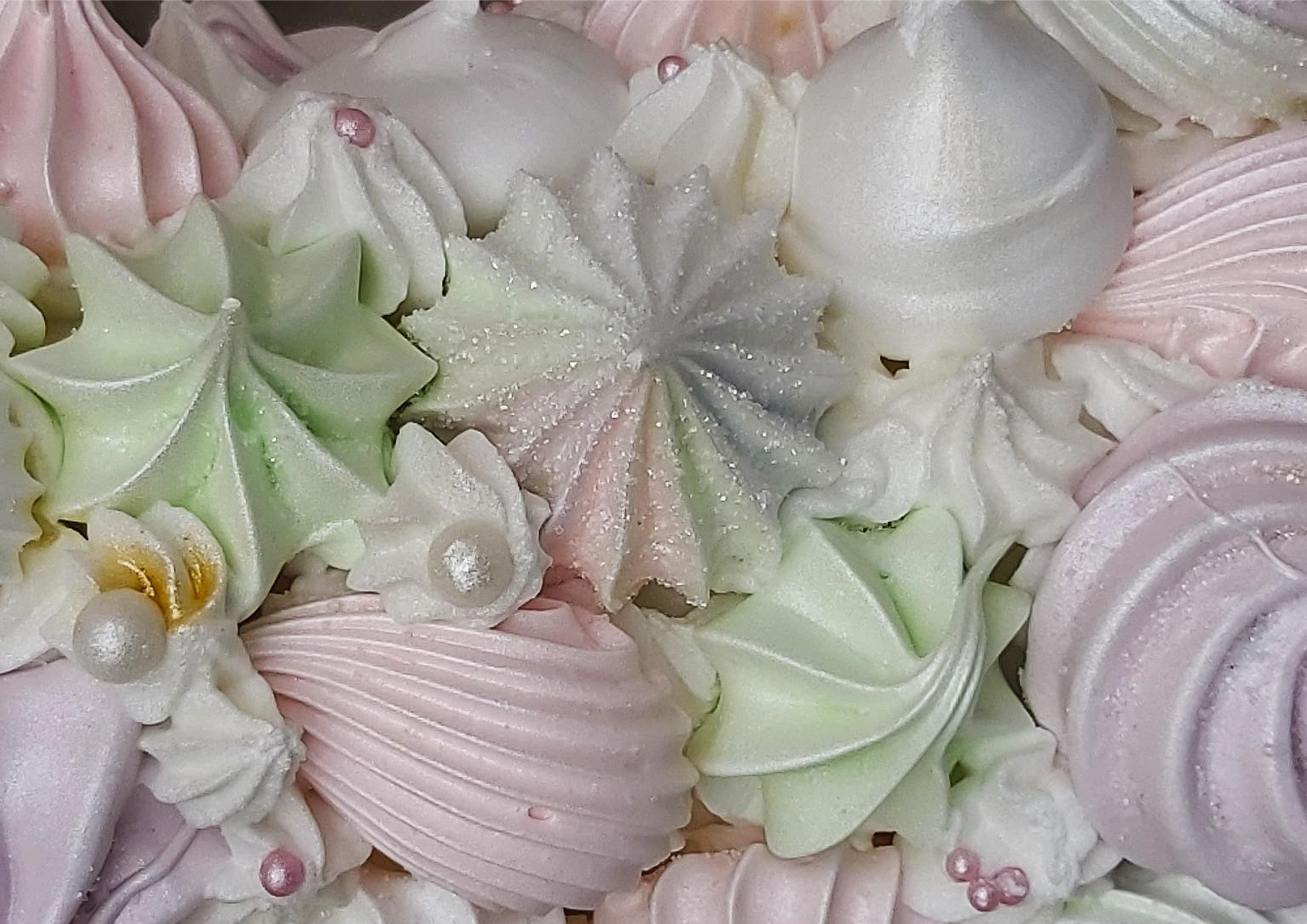 Deko Fondant Süssigkeiten / Baiser