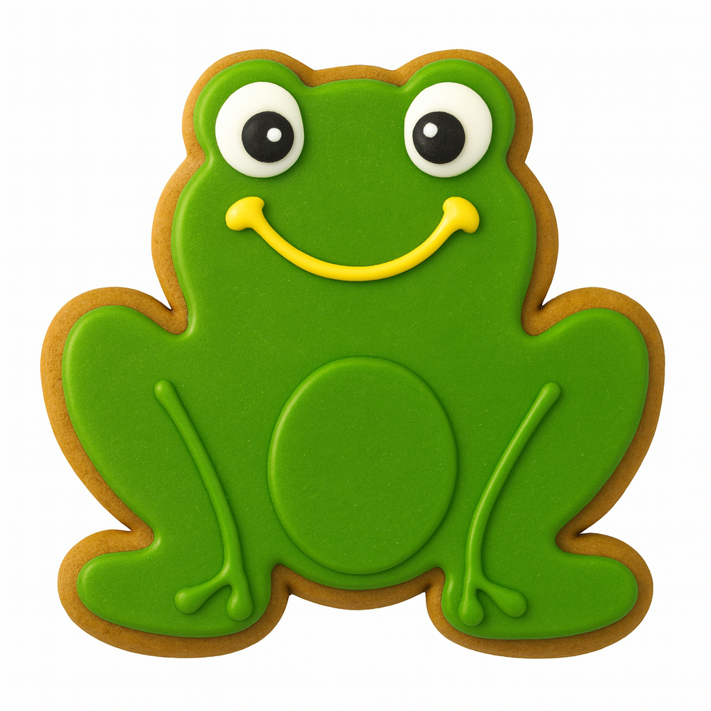 Ausstecher Frosch