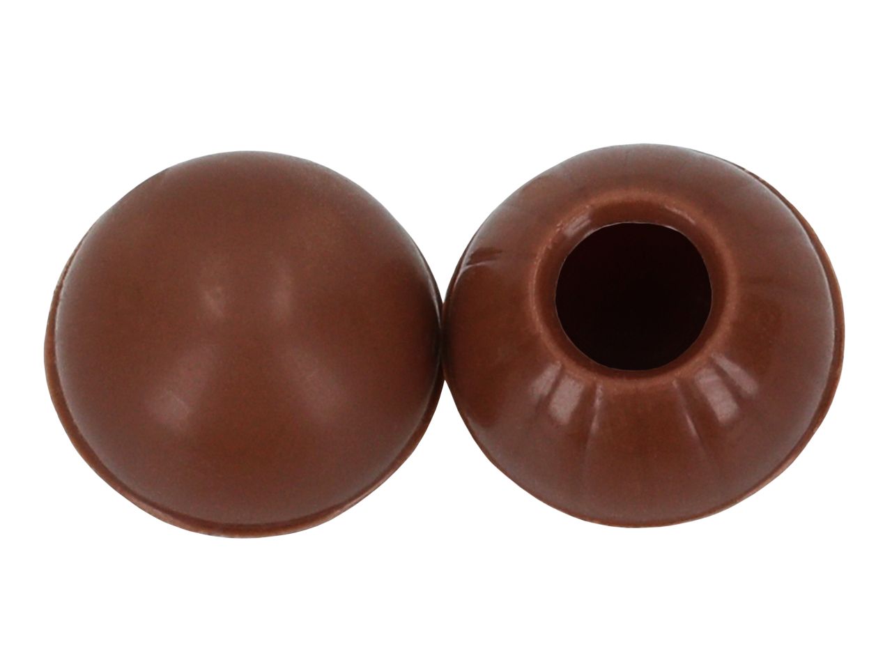 Pralinen-Hohlkugeln Vollmilch – 63 Stück, Ø 25,5 mm