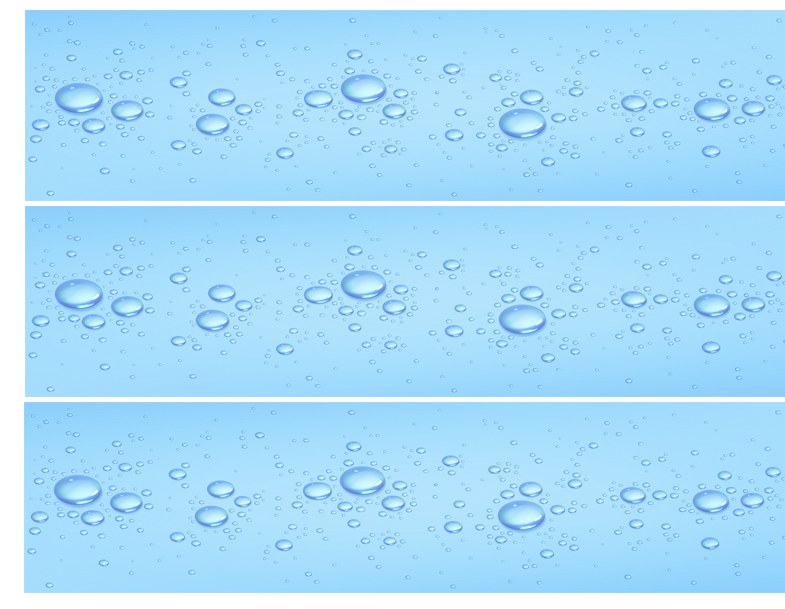 Tortenband Wassertropfen
