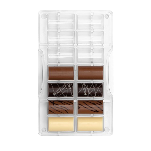 Pralinengussform Polycarbonat  Zylinder