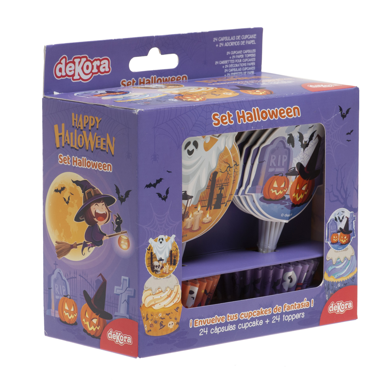 Halloween Cup Cake Dekorations Set
