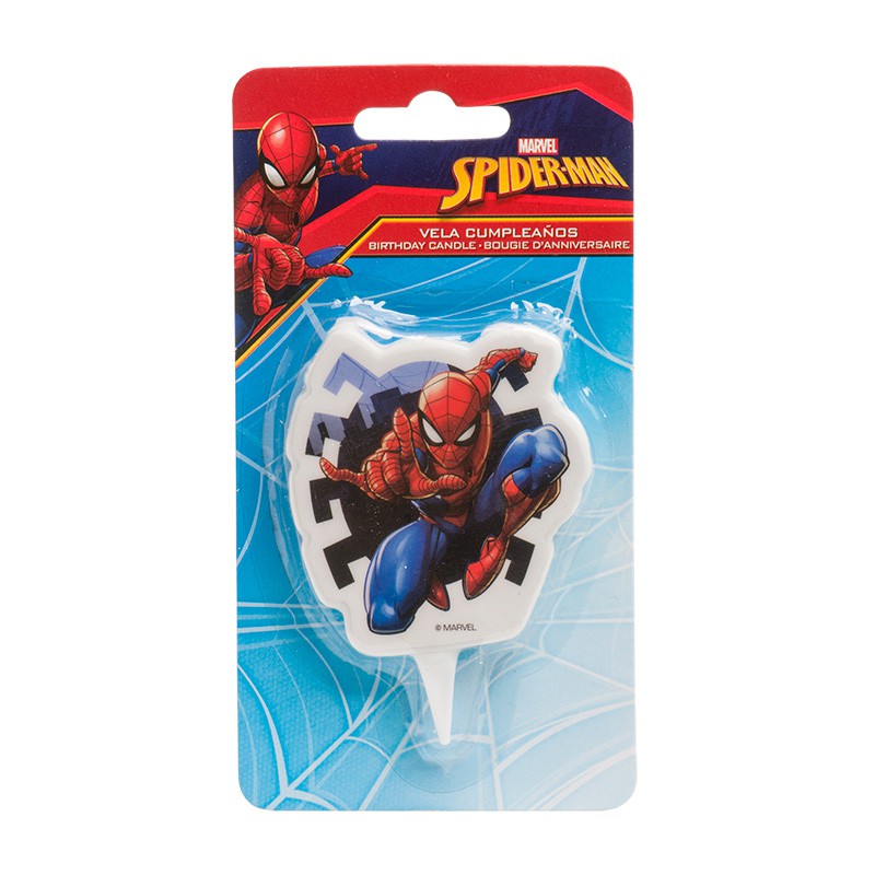 Geburtstagskerze Spiderman