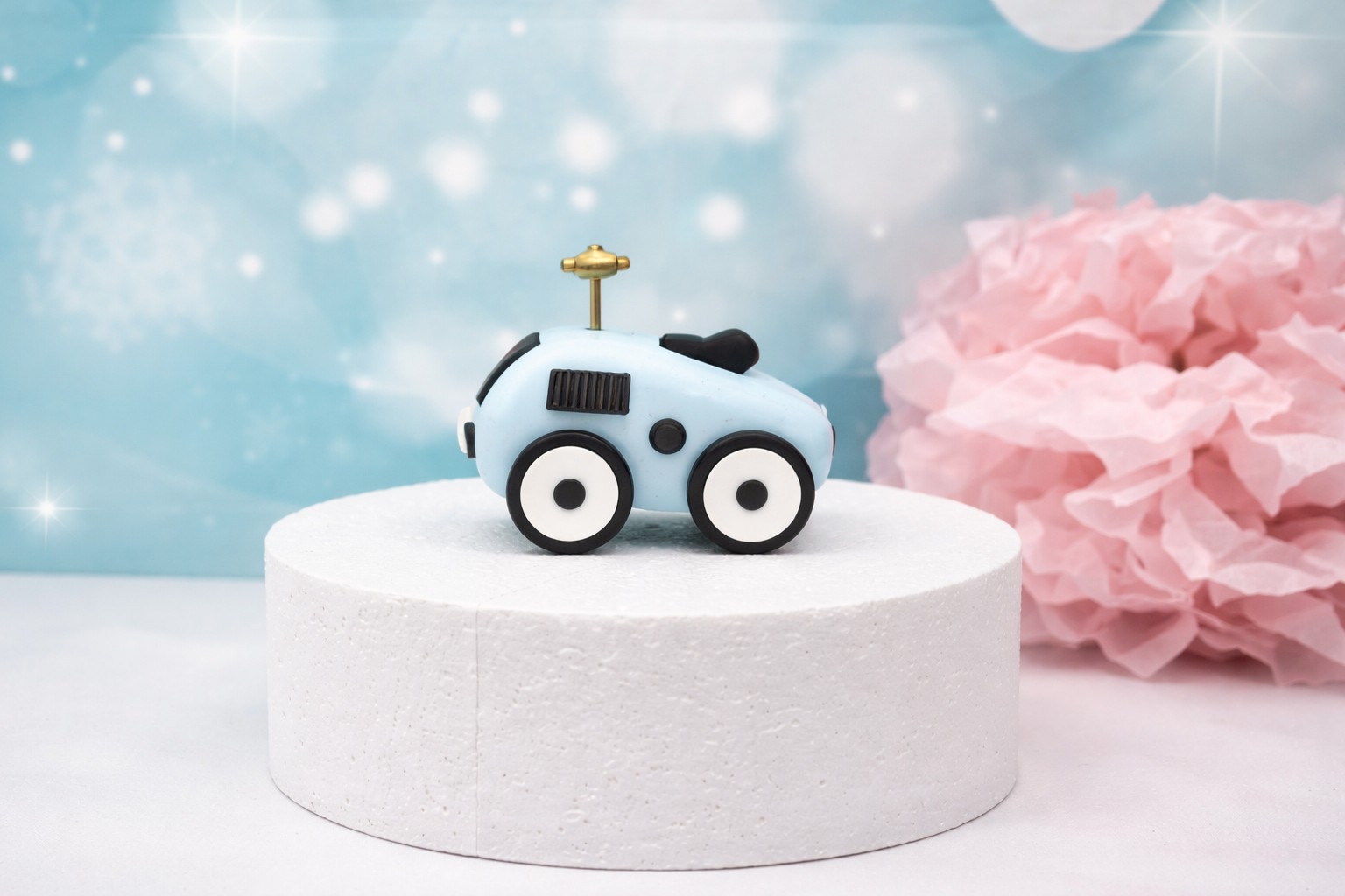 Baby Auto aus Zuckermasse