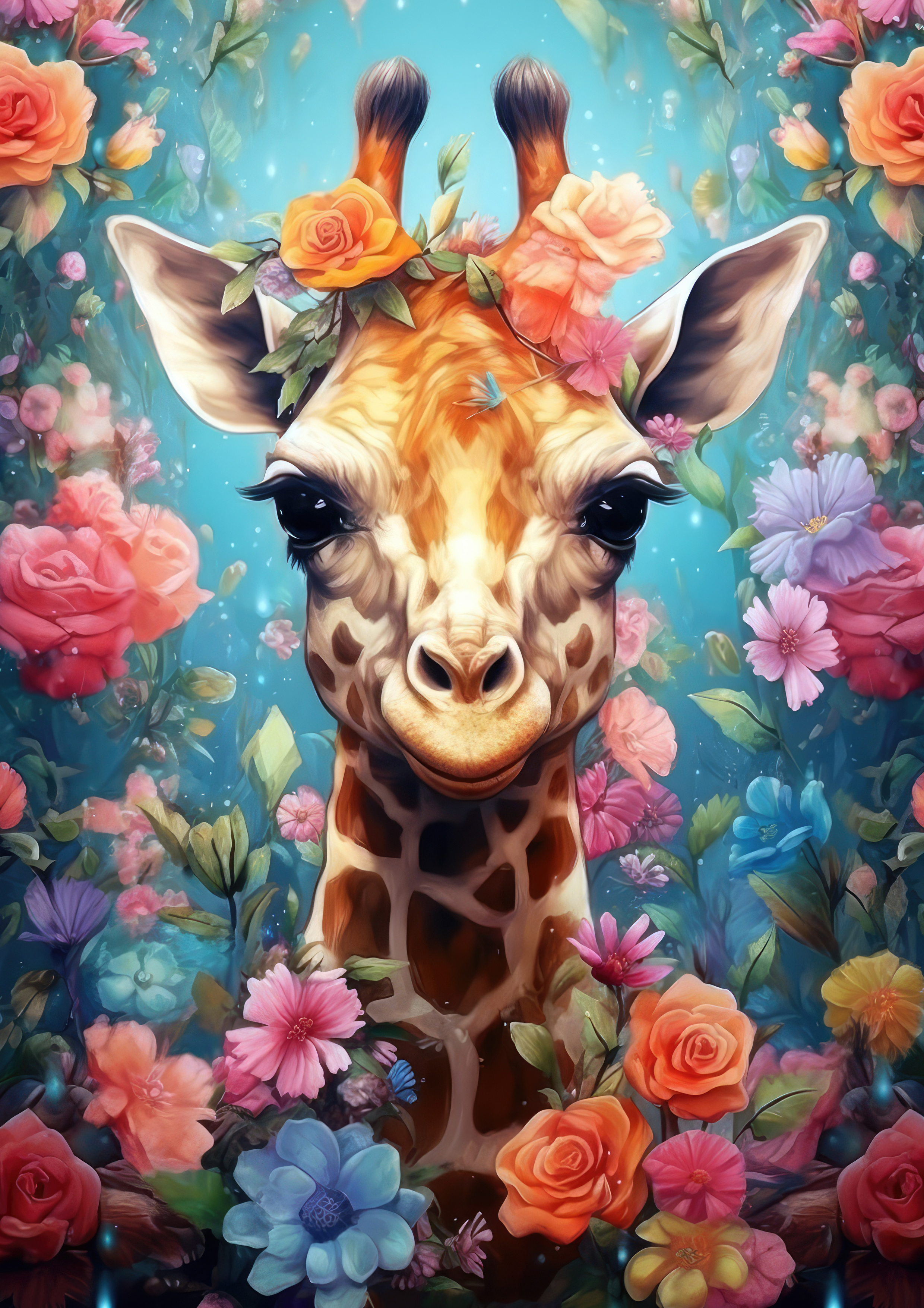 Rouladendekor Giraffe
