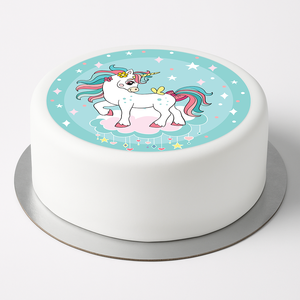 Tortenaufleger Einhorn