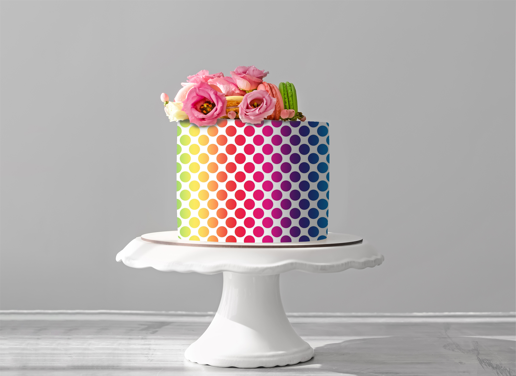 Deko Fondant Punkte