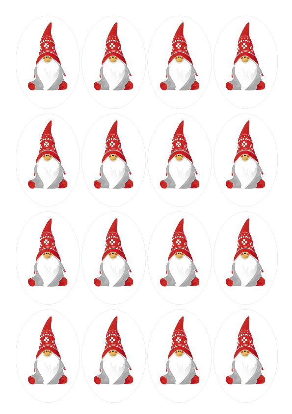 Lebkuchenoblaten Wichtel A4