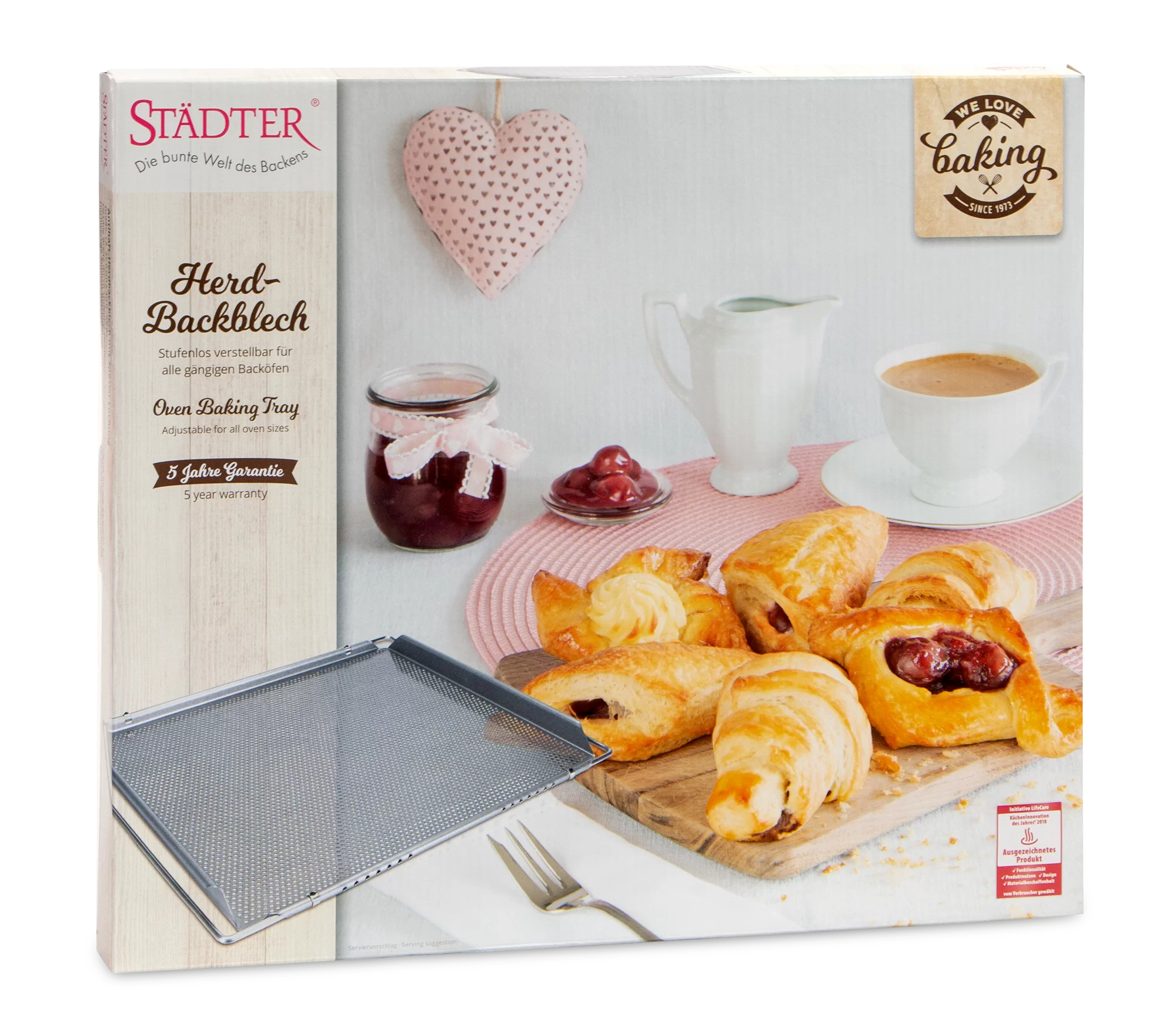 Herdbackblech mit Speziallochung