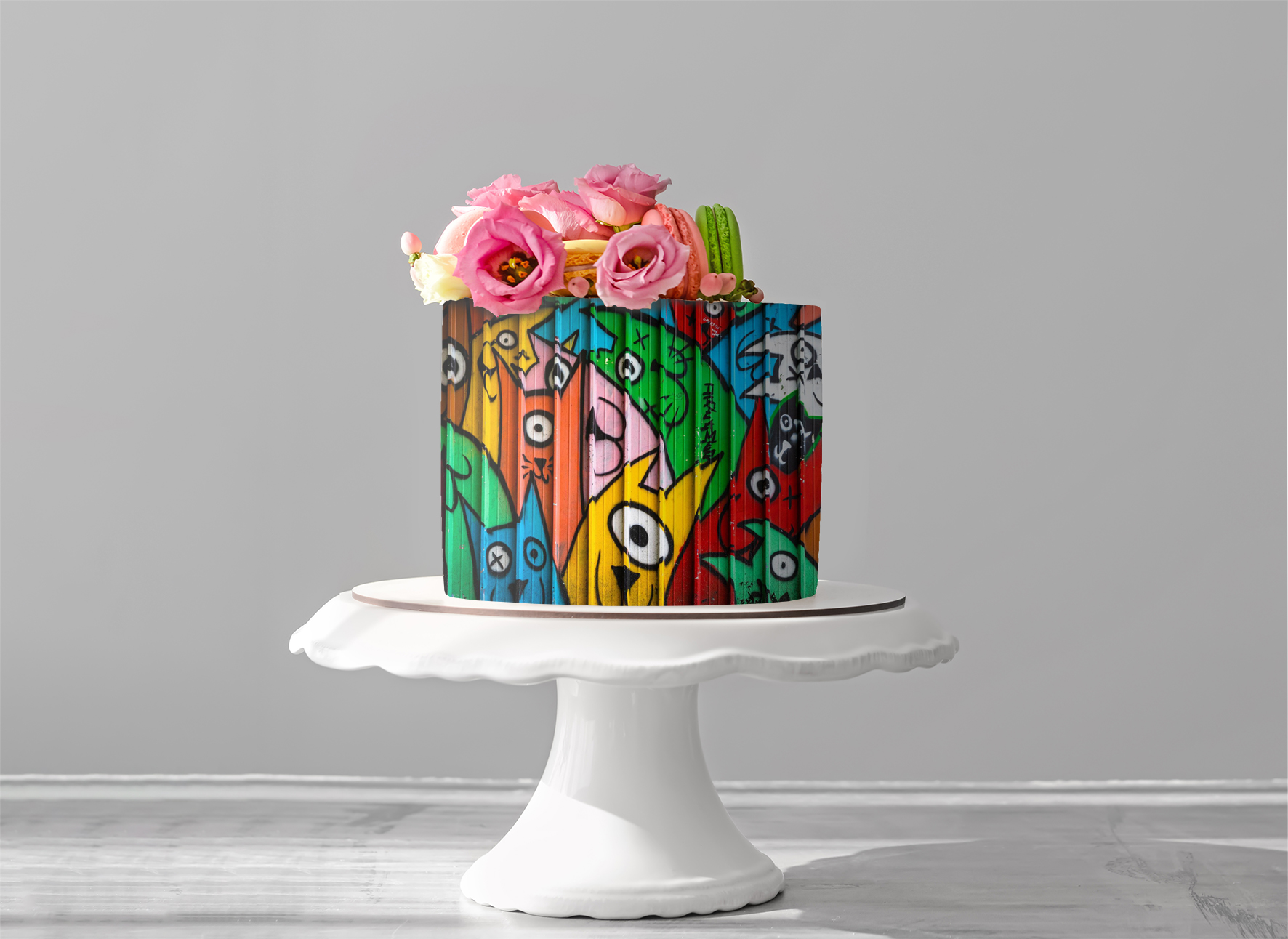 Deko Fondant Graffiti