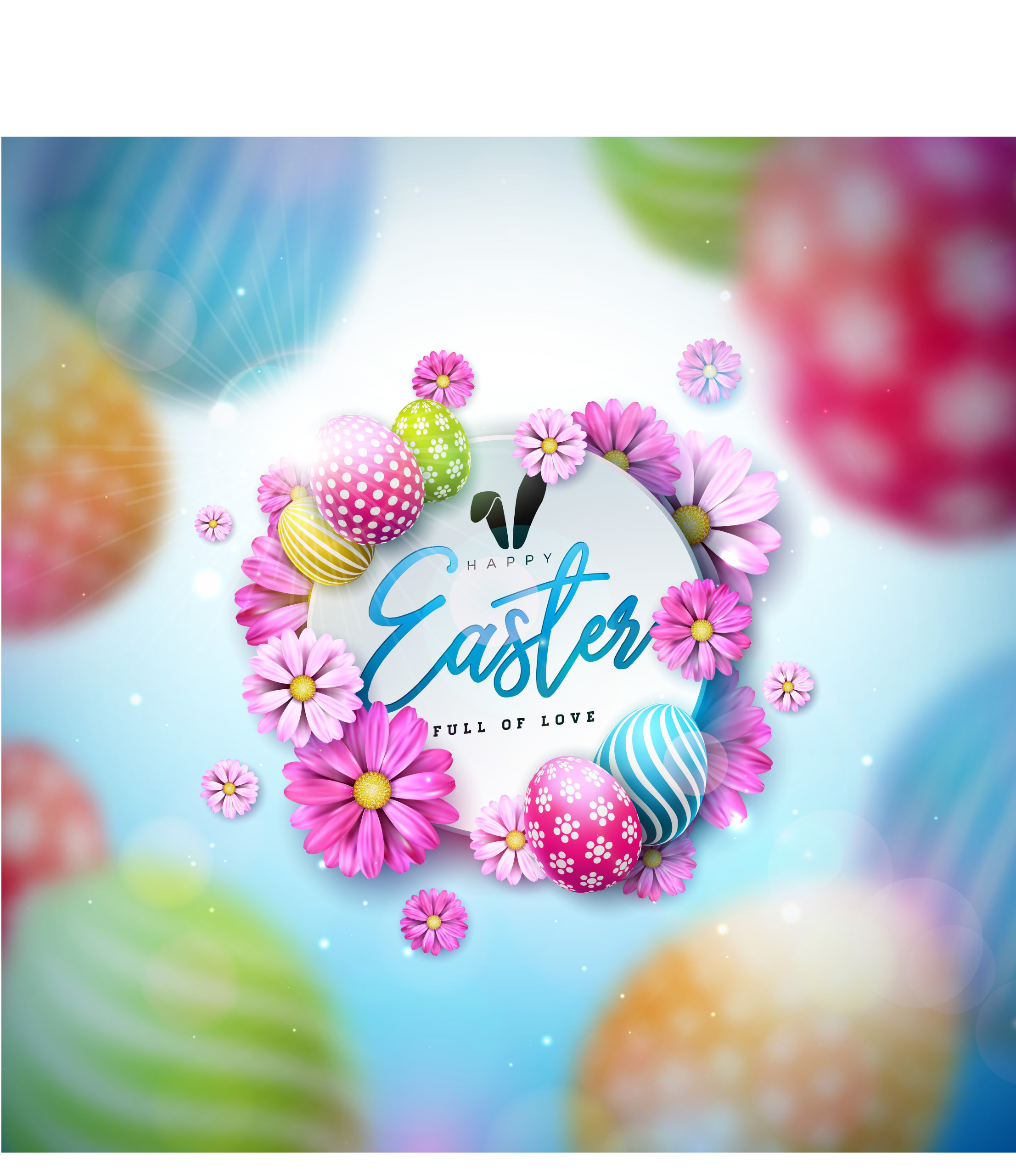 Petit Four / Punschkrapfen Aufleger Ostern