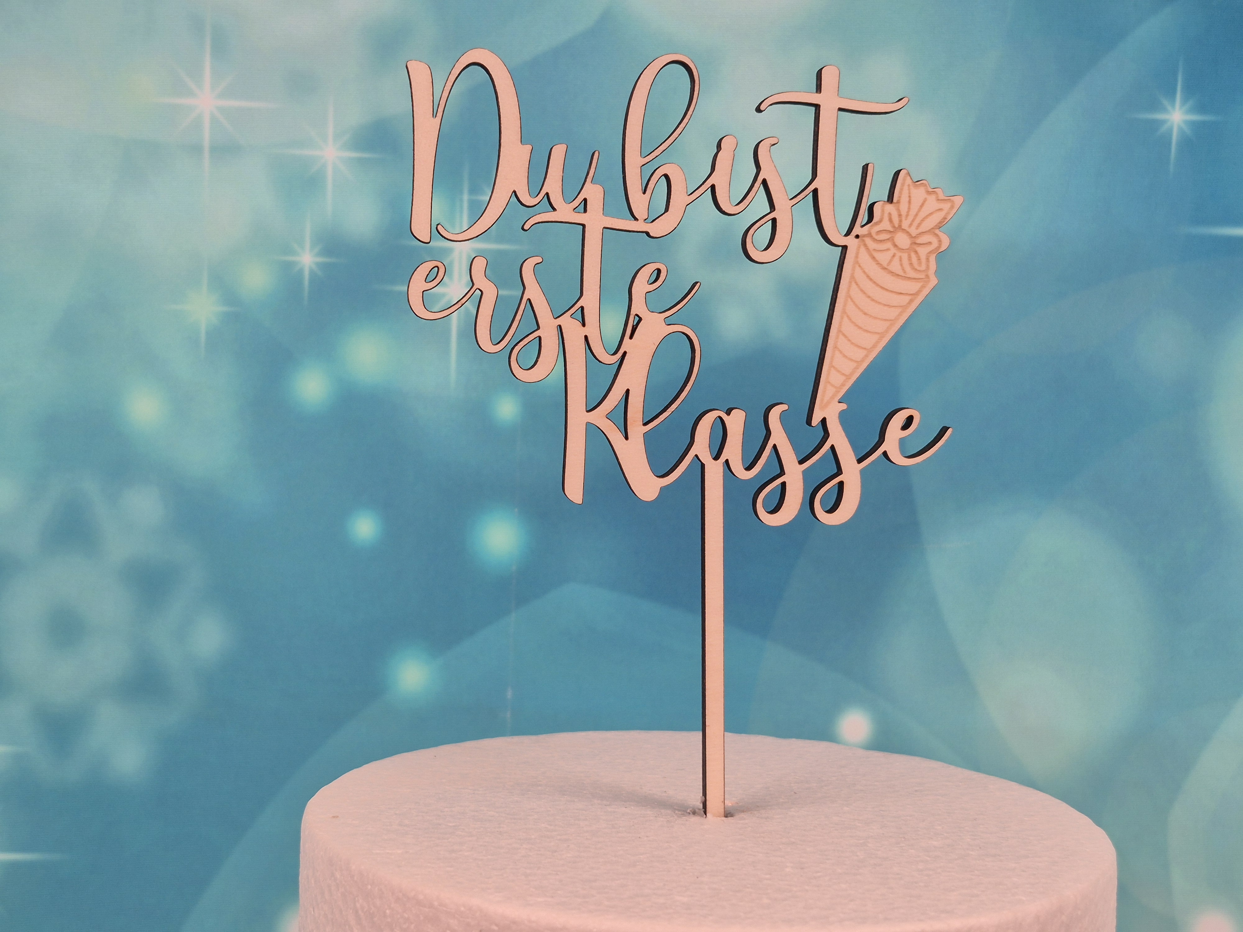 Einschulung Caketopper erste Klasse T3