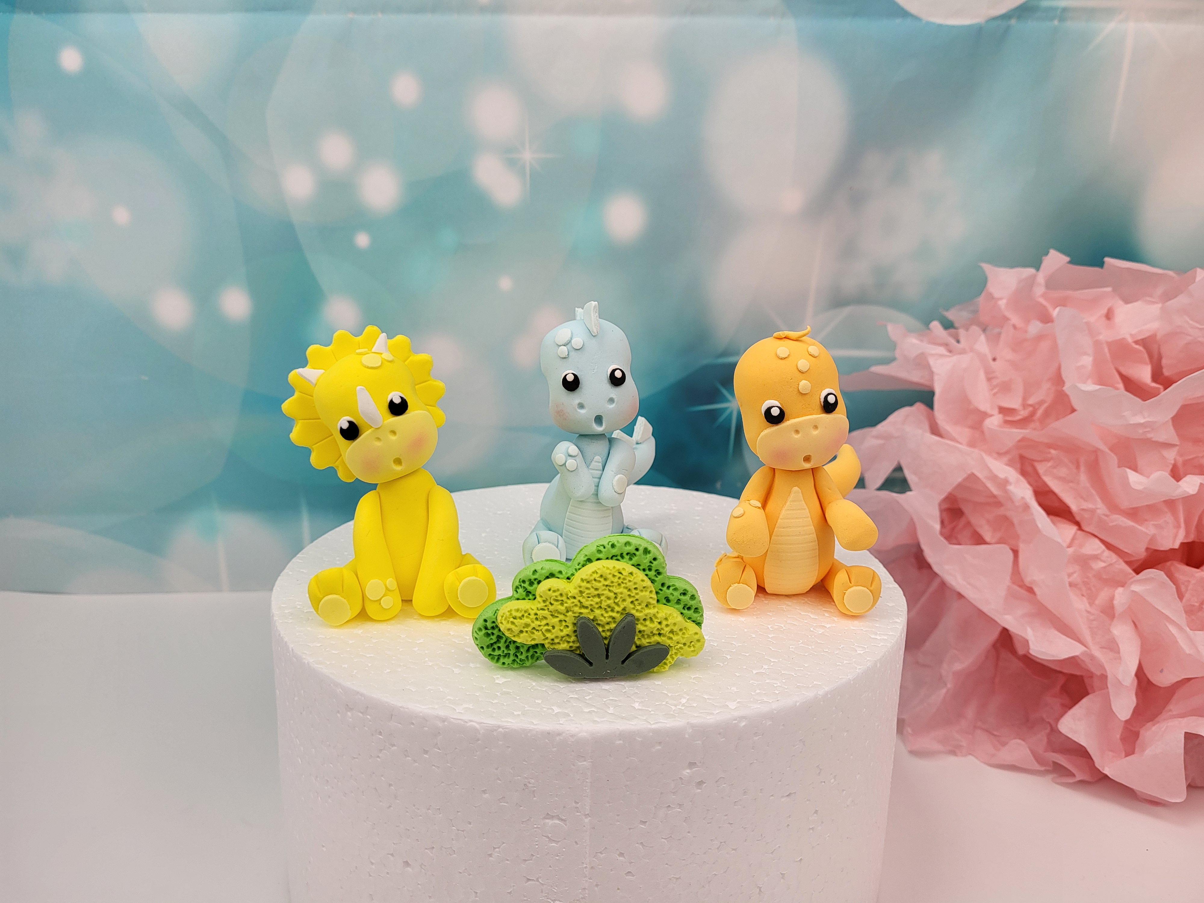 Tortenfiguren Dinosaurier Babys 4tlg
