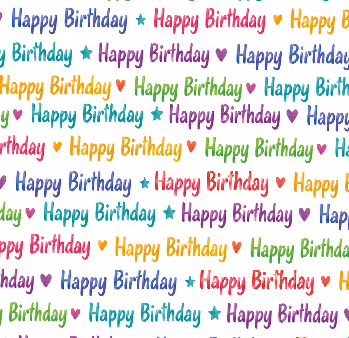 Schokoladen Transferfolie Abziehfolie Happy Birthday