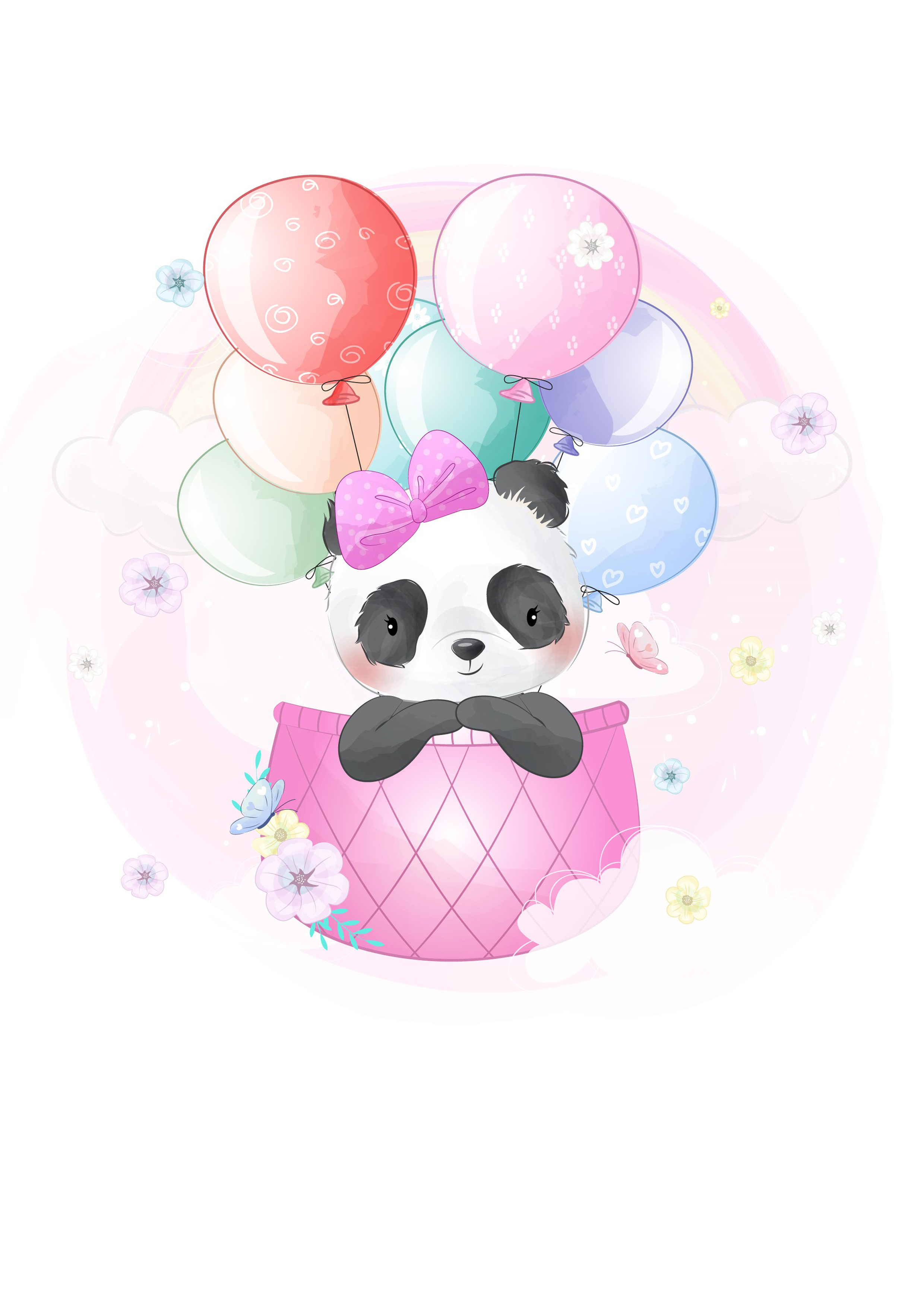Tortenaufleger Panda