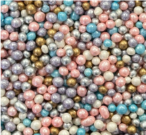 Essbare Perlen – Zarte Farbmischung 1 kg