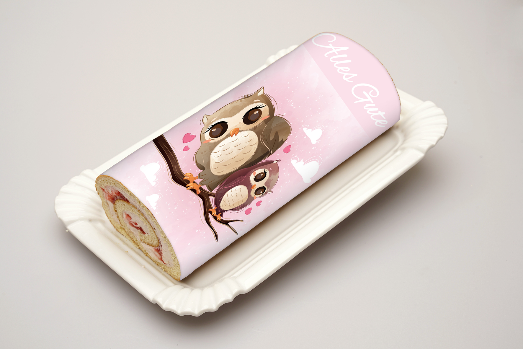 Rouladendekor Eule