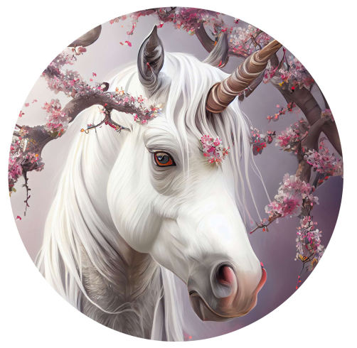 Essbare Muffinaufleger mit Einhorn-Motiv für Cupcakes und Muffins
