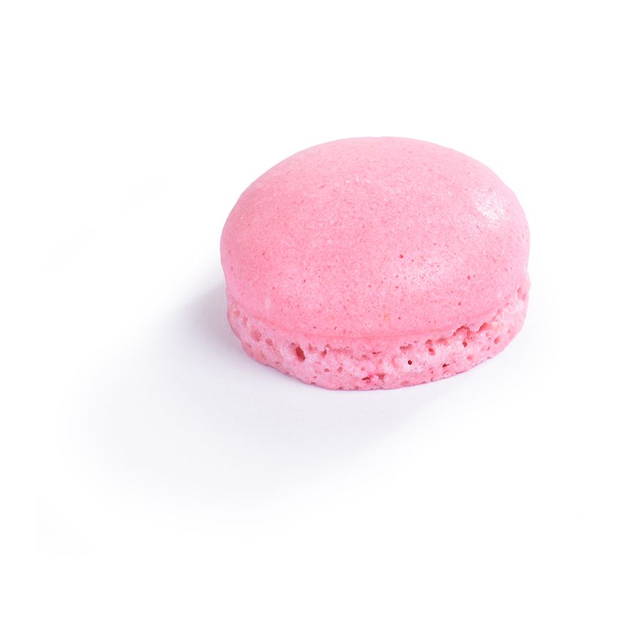 Mini Macarons rosa Ø 2 cm – 100 Hälften für 50 gefüllte Macarons