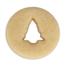 Ausstecher Tannenbaum in Ring mini ø 3 cm
