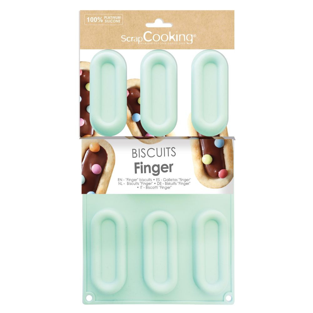 Silikonform „Biscuit Finger“ – für kreative kleine Köstlichkeiten