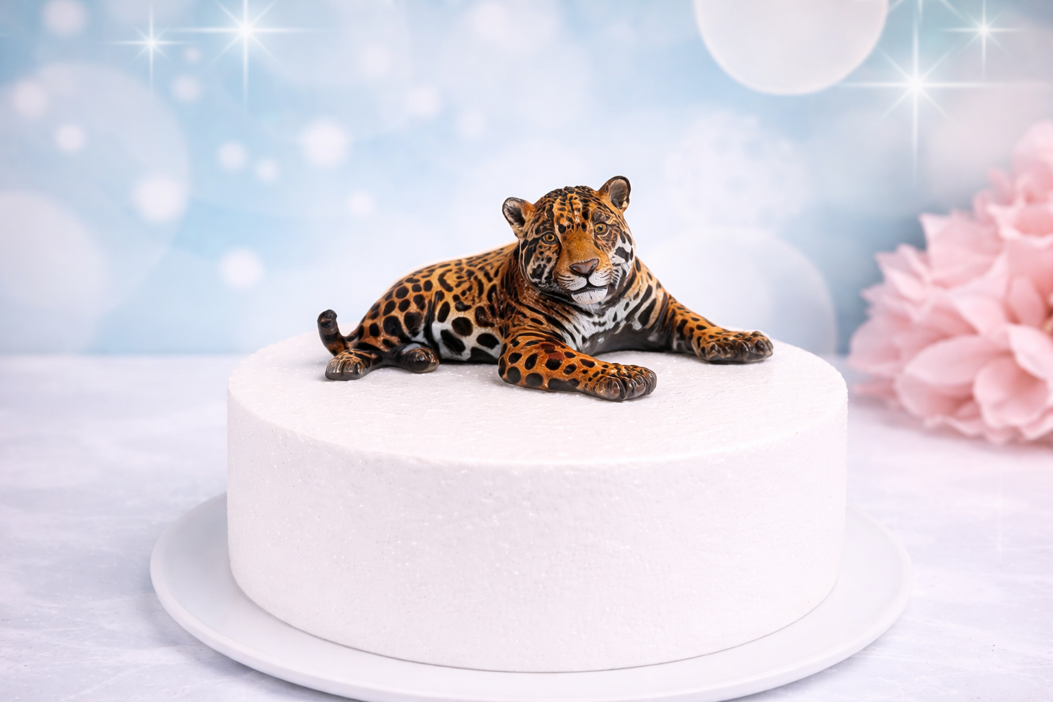 Essbarer Cake Topper Jaguar