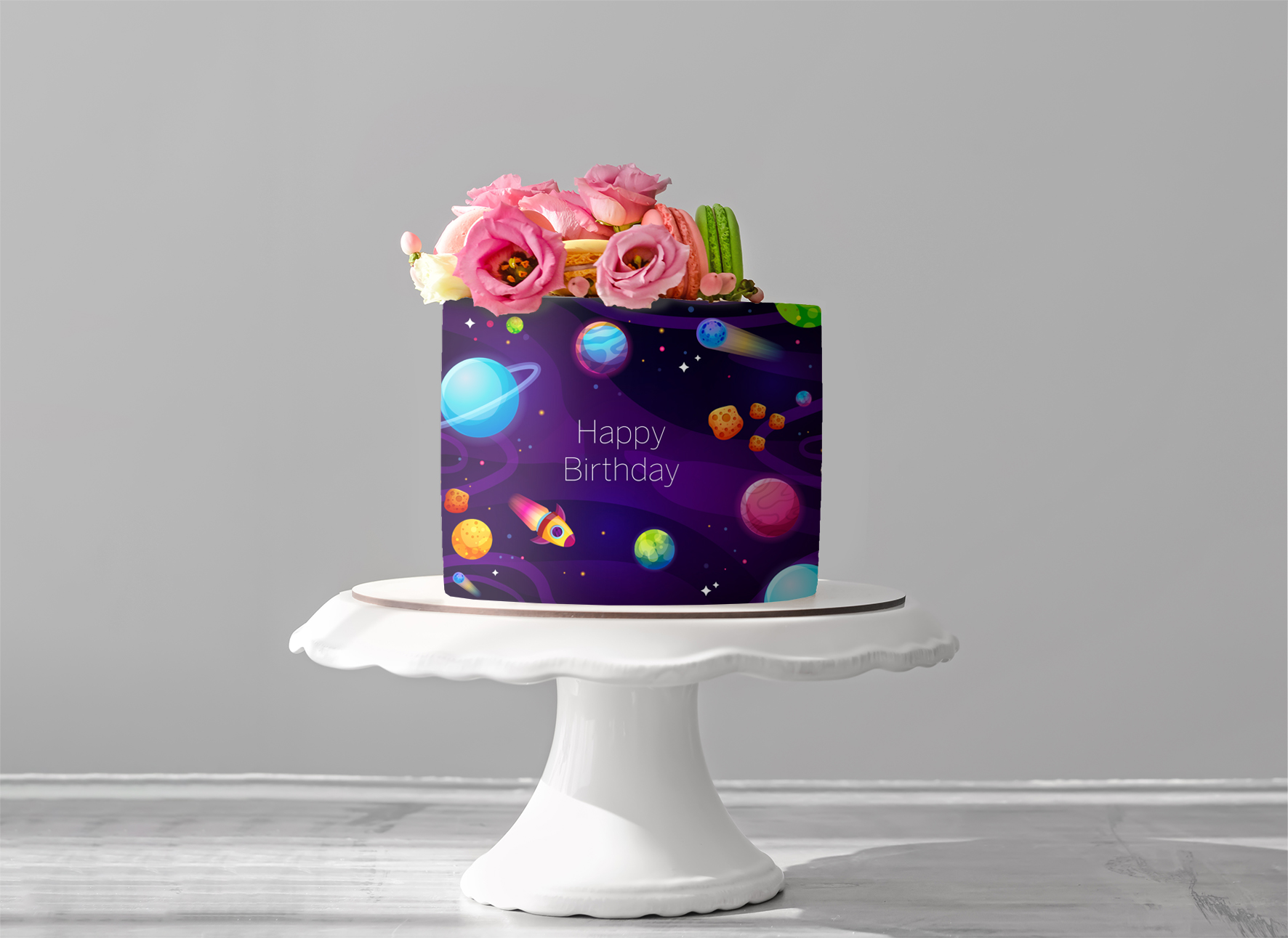 Deko Fondant Weltall