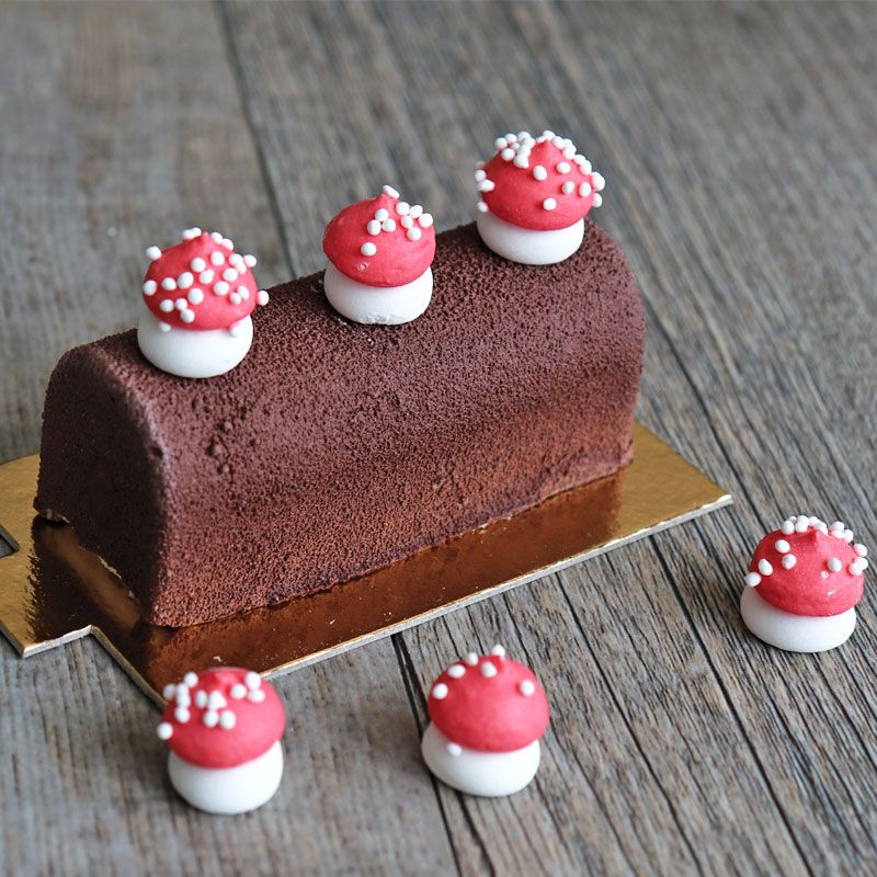 Essbare rote Pilze – 30 g | Zuckerdekoration für Torten, Cupcakes & Bûches Fliegenpilz