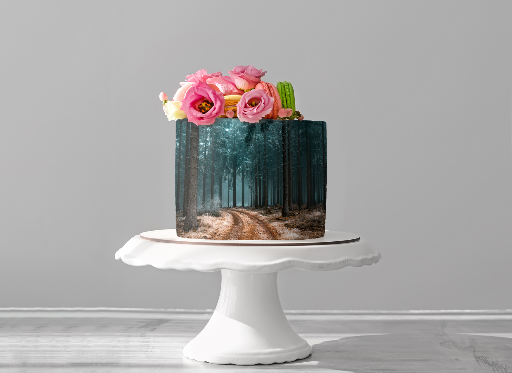 Deko Fondant Wald