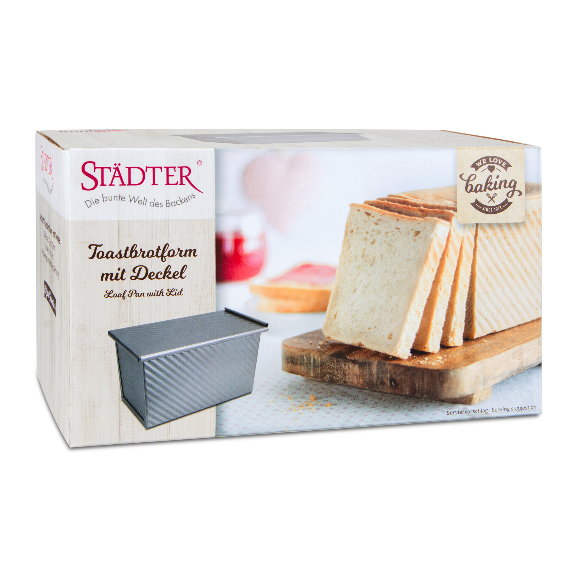 Toastbrotform – mit Deckel