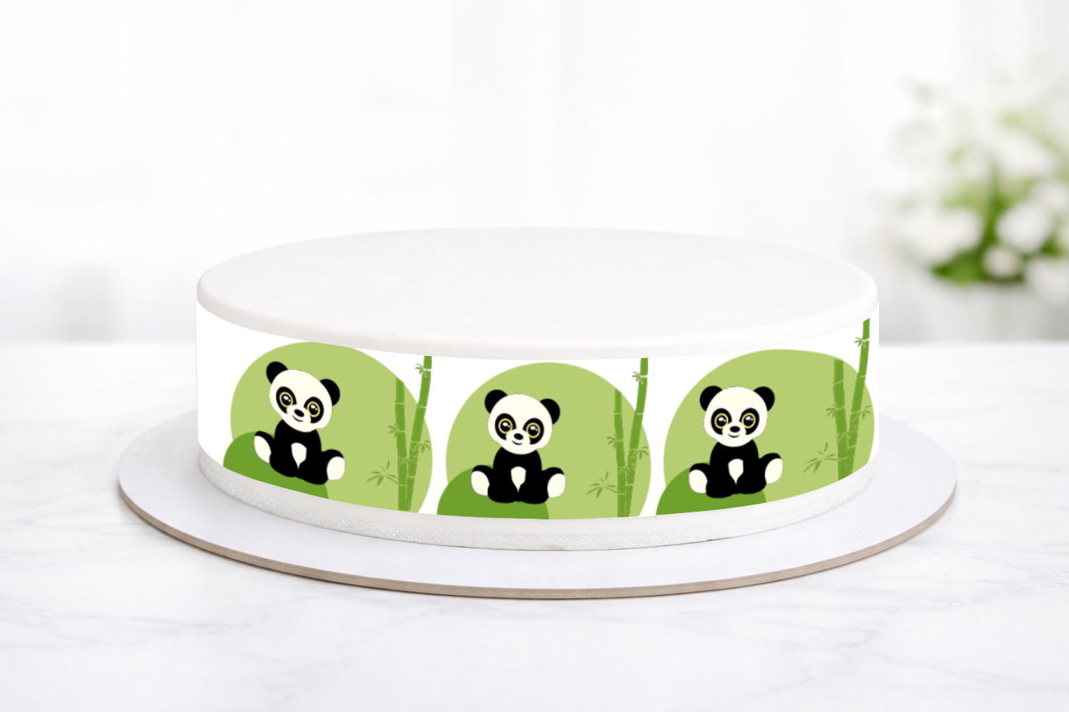 Tortenband Panda