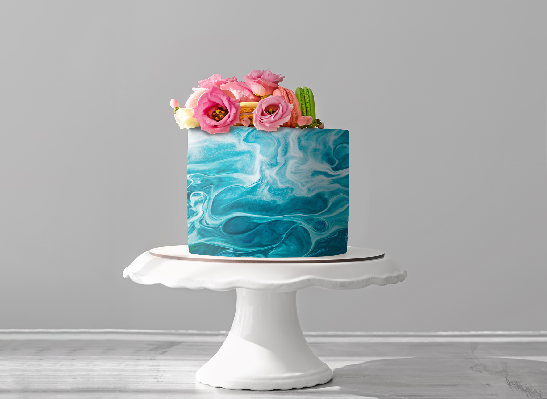 Deko Fondant Türkis