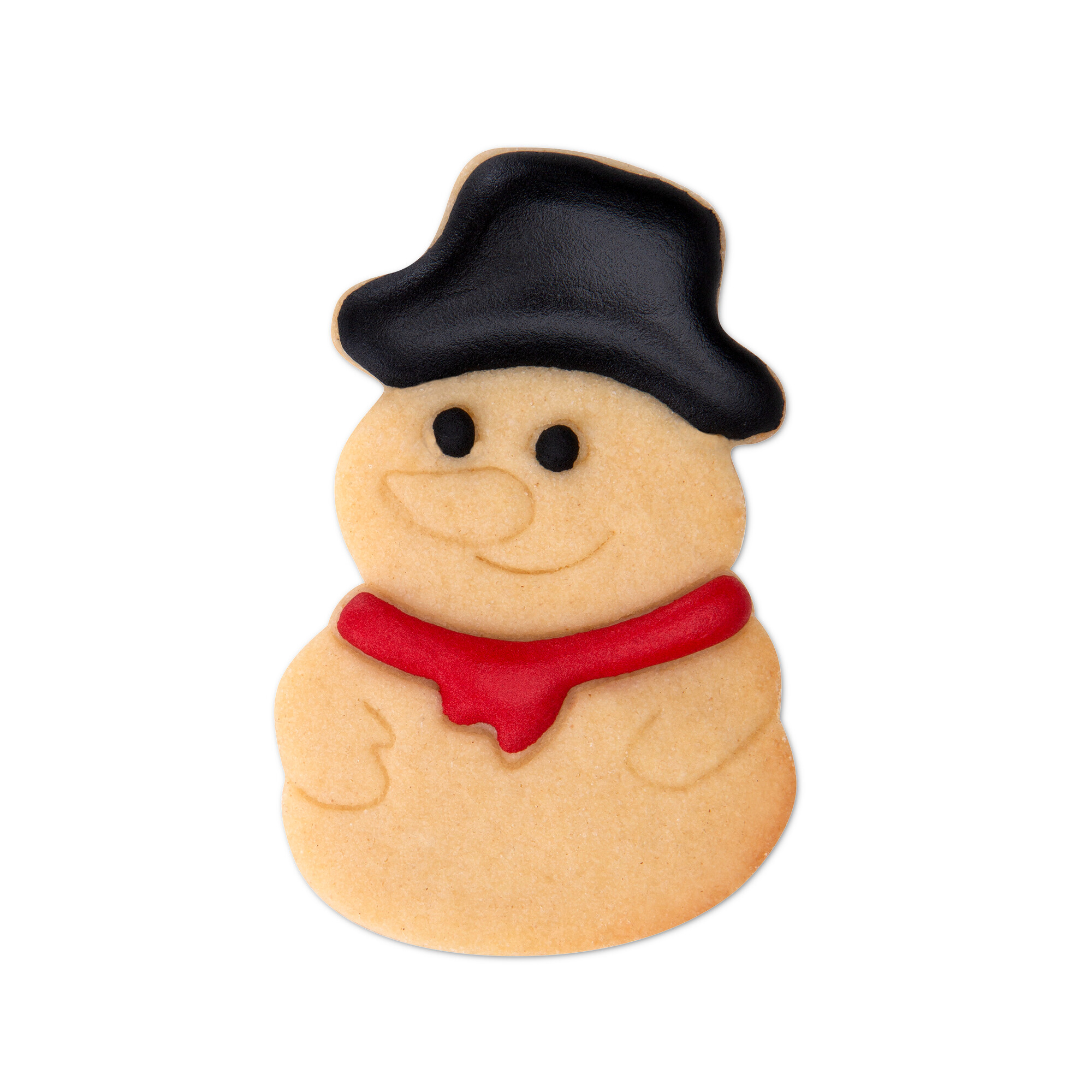 Ausstecher Schneemann mit Prägung