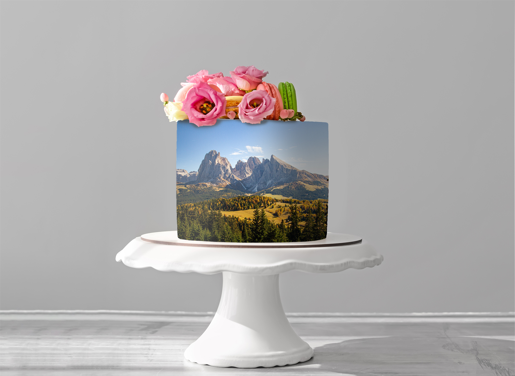 Deko Fondant Berge