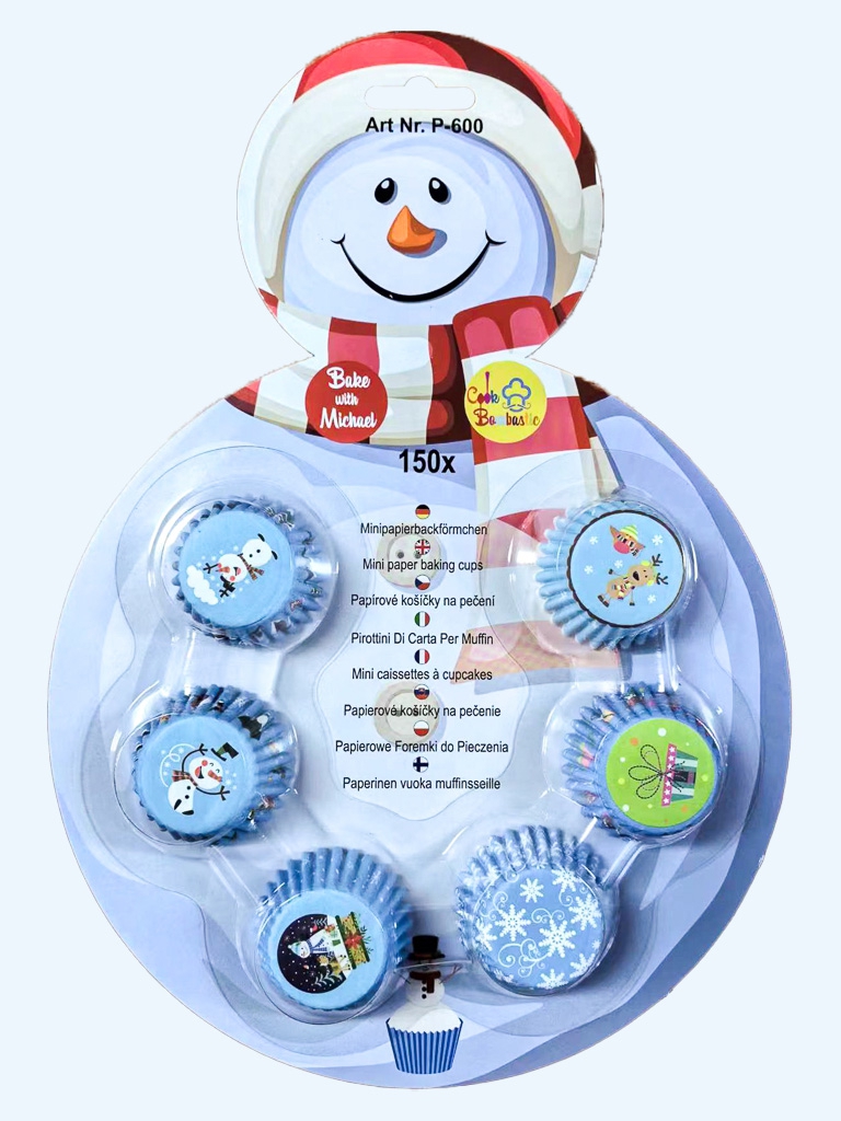 Mini Muffinförmchen Weihnachten