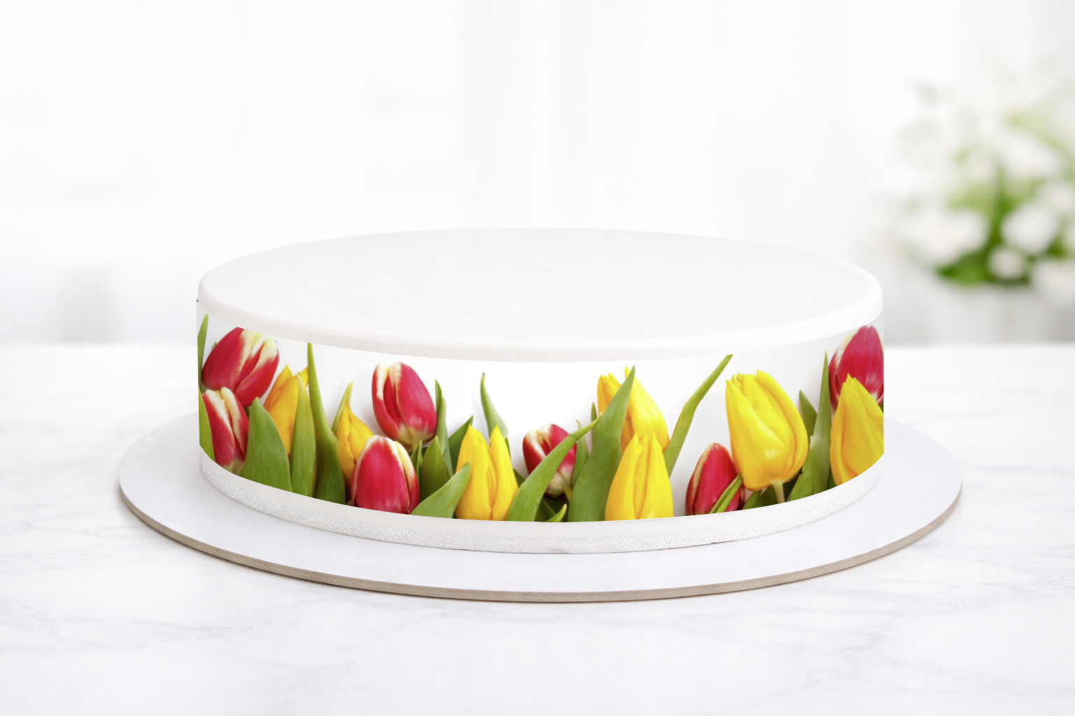 Tortenband Tulpen