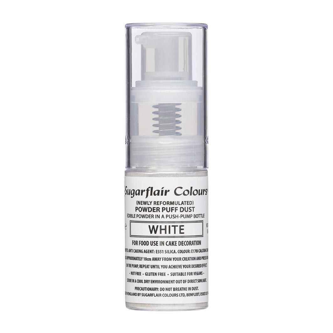 Sugarflair Pumpspray Pulver Puff Dust -Weiß-